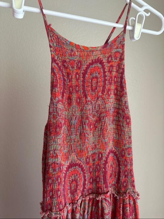 Free People Red Boho Maxi Dress XS - Picture 2 of 6